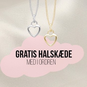 Valentines gave - Gratis Halskæde ved køb af Christina